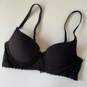 Sophisticated black bra